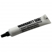 White Warranty Seal 1.8 oz Poly Squeeze Tube