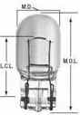Light Bulb- Mini, 13.5V 1.85A (40925)/T-6 Wedge Base, 10 per Pack, for car and light trucks