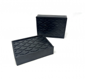 Universal Rubber Blocks 4-3/4" X 6-1/4" 1-1/2" Thick - 4 Pack