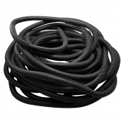 Auveco 14202 Black Nylon Wire Loom 3/8" I.D x 9/16" O.D - USA - 50 FT