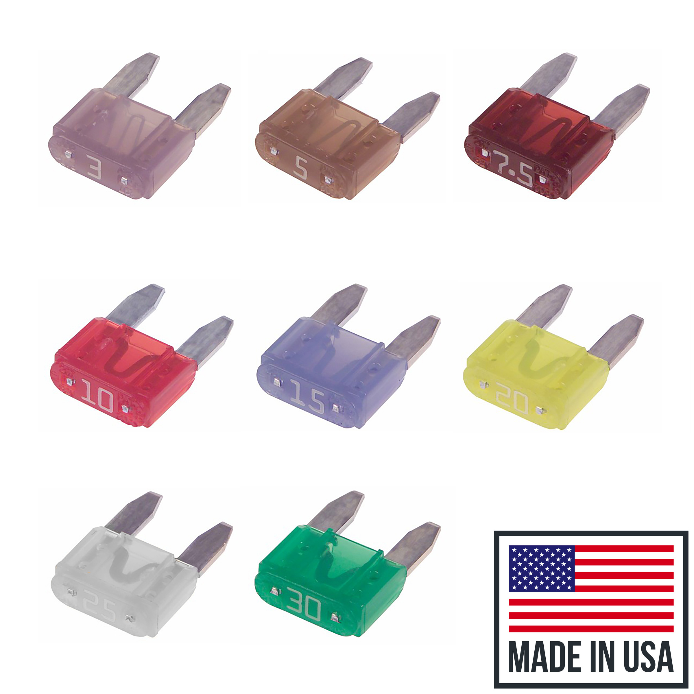 ATM Mini Fuses - Made in USA