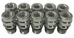 10 Pack OE Style High Side Port Adapter R-134a A/C Service Schrader Valve Primary Seal Fitting