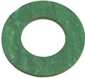 Oil Drain Plug Fiber Gasket 1/2" Green Synthetic - 100 Pack