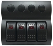 4 Position Waterproof Rocker Switch Panel With Circuit Protection