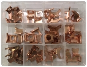 60 Piece Copper Starter Solenoid Contact Assortment for NipponDenso 12 Types