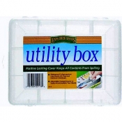 TRANSLUCENT UTILITY BOX 12 COMPARTMENT  7 x 5-1/2 x 1-3/4 in