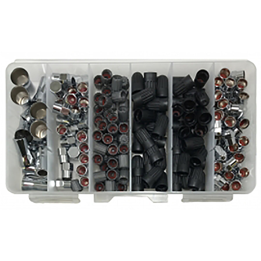 Tire Valve Cap & Core Assortment Kits