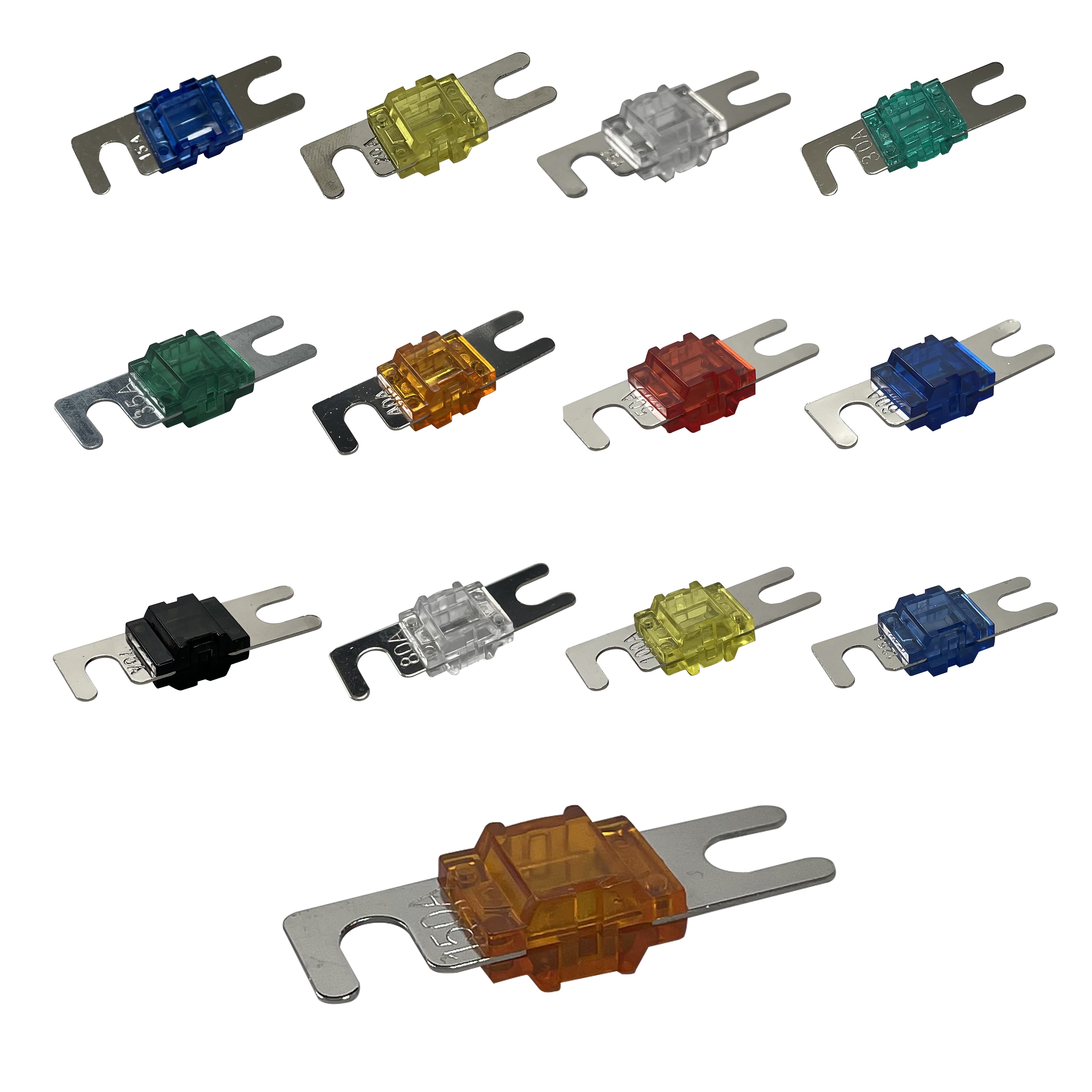 MIDI (Mini ANL) Fuses - 15A to 150A - 12V & 24V Rated – Sherco-Auto.com