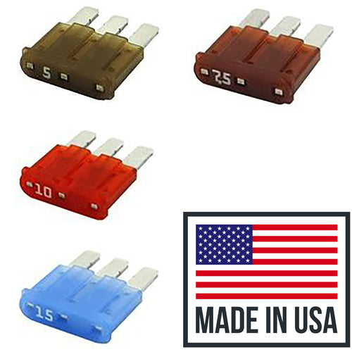 MICRO3 / ATL / Micro 3 Blade Fuses - 32 Volt - USA MADE