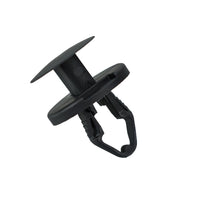 Black Nylon Ergo Tufloks Push Retainer Clips - 21/64" Hole - 14 MM Stem - 50 Pack