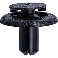 Black Nylon Phillips Screw Retainers - 7MM Hole 11MM Stem 20MM Flange - 15 Pack
