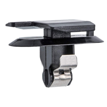 Black Nylon With Metal Reinforced Windshield Pillar Interior Moulding Retainers 12MM Stem - 15 Pack
