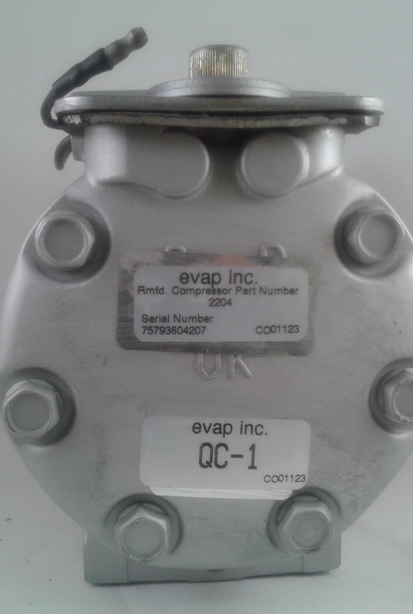 A/C Compressor For 86-88 Mazda RX-7 1.3L  Ready Aire 2204 w/ Sanden SD708 Clutch