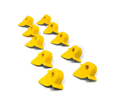 Yellow Corghi/Coats Metal Head Inserts 8-11100106, 100106 - 10 Pack