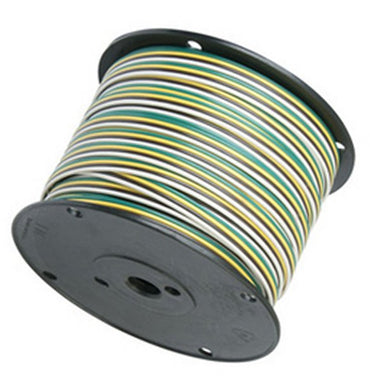 Quad 14/4 Trailer Wire 100 FT - WH, BR, YW, GN