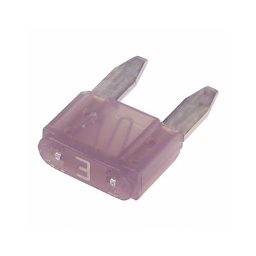 ATM / APM / MIN Mini Automotive Blade Fuse - 3 Amp - 50 Pack