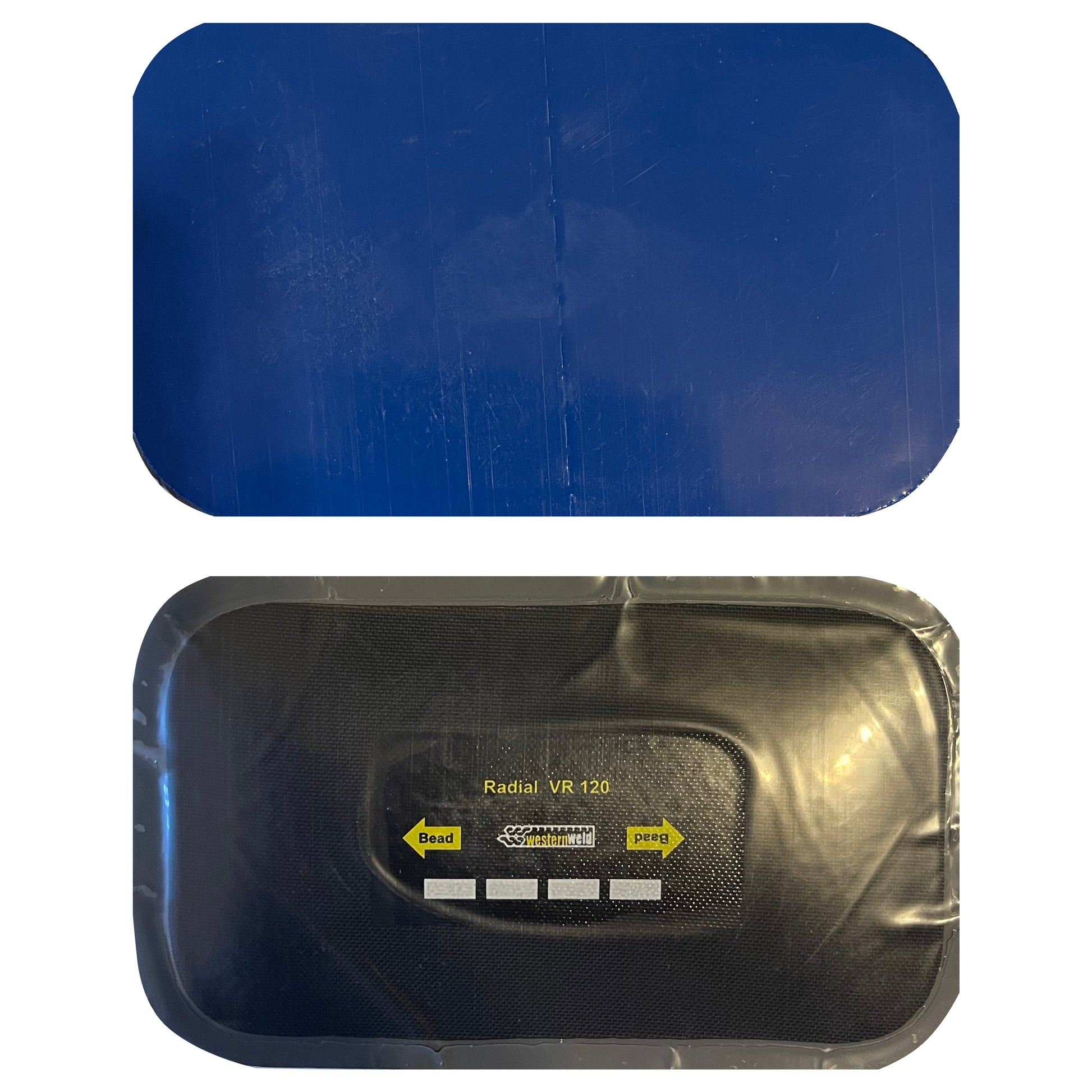 Rectangle Gum Rubber Radial Tire Repair Patch 3" x 5" Inch - 10 Pack