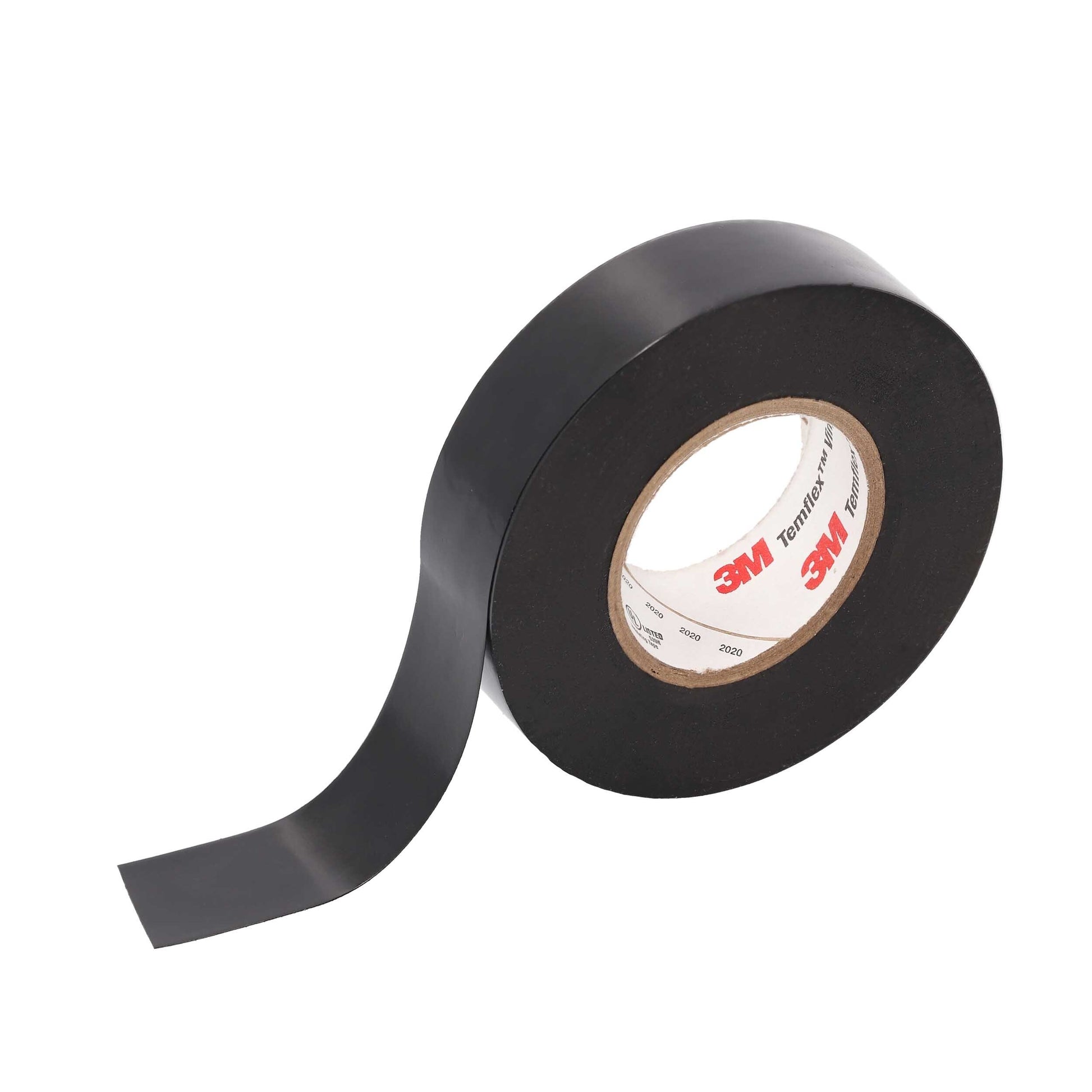 3M Temflex 1776 Vinyl Black Electrical Tape UL 3/4" x 60' FT - Sleeve of 10 - USA