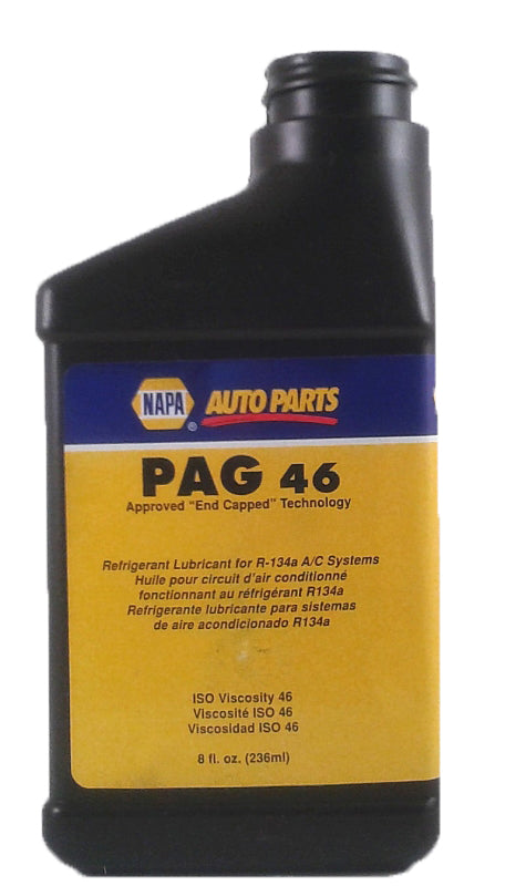 NAPA 409888 Air Conditioning Refrigerant Oil PAG 46 Oil 8 oz Lubricant ...