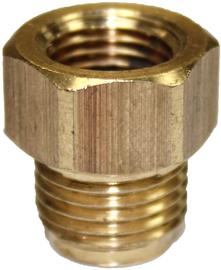 Brass Brake Line Adapters 3/16" (1/2" -20) 3/16" (9/16" -18) - Each