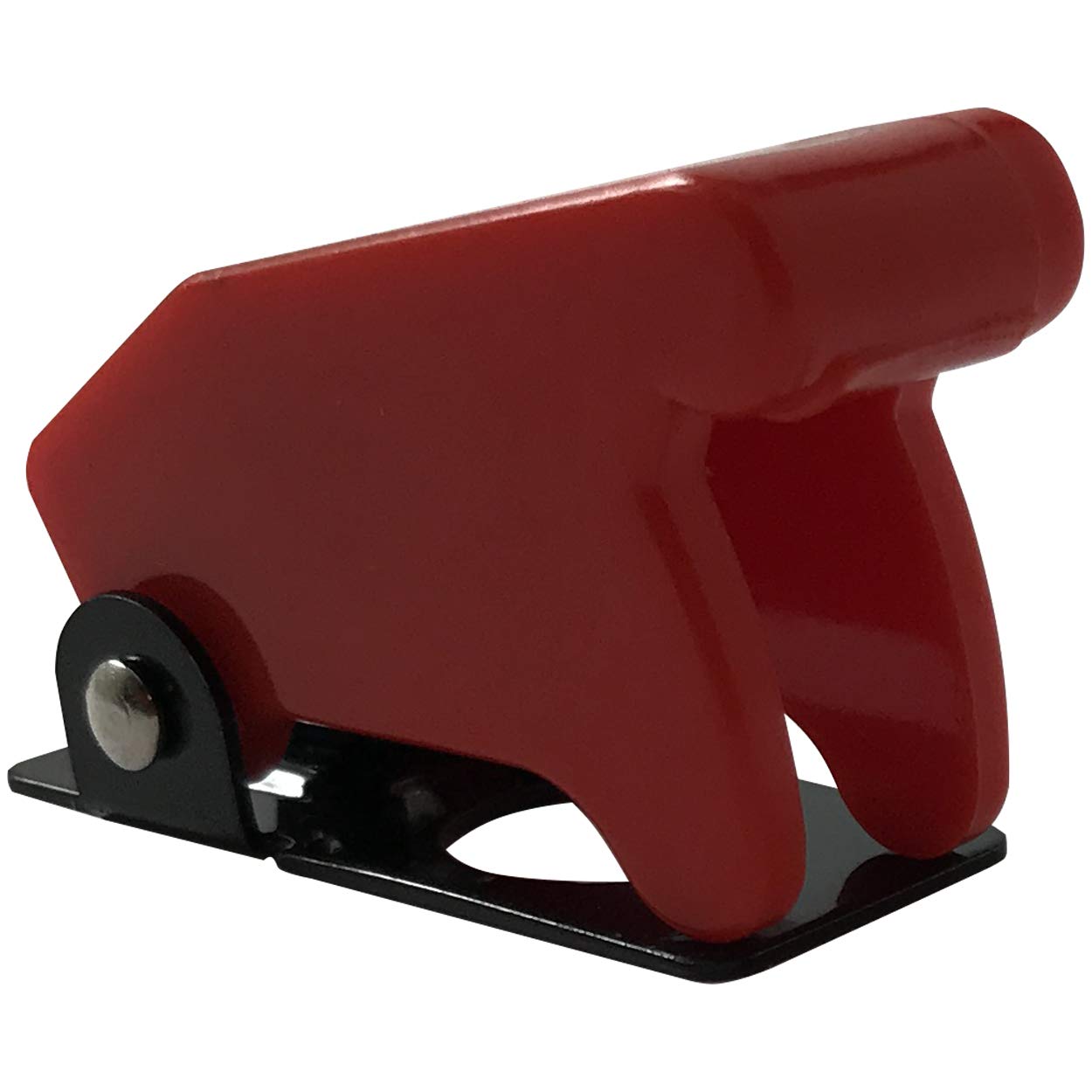 20 Amp Heavy Duty 12V Metal Toggle Switch with Flip-Up Safety Cover - Red or Blue