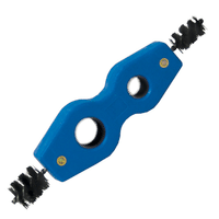 7" Wire Brush Battery Terminal Post Cleaning Tool & Plumbers Copper Pipe Cleaner 4 in 1