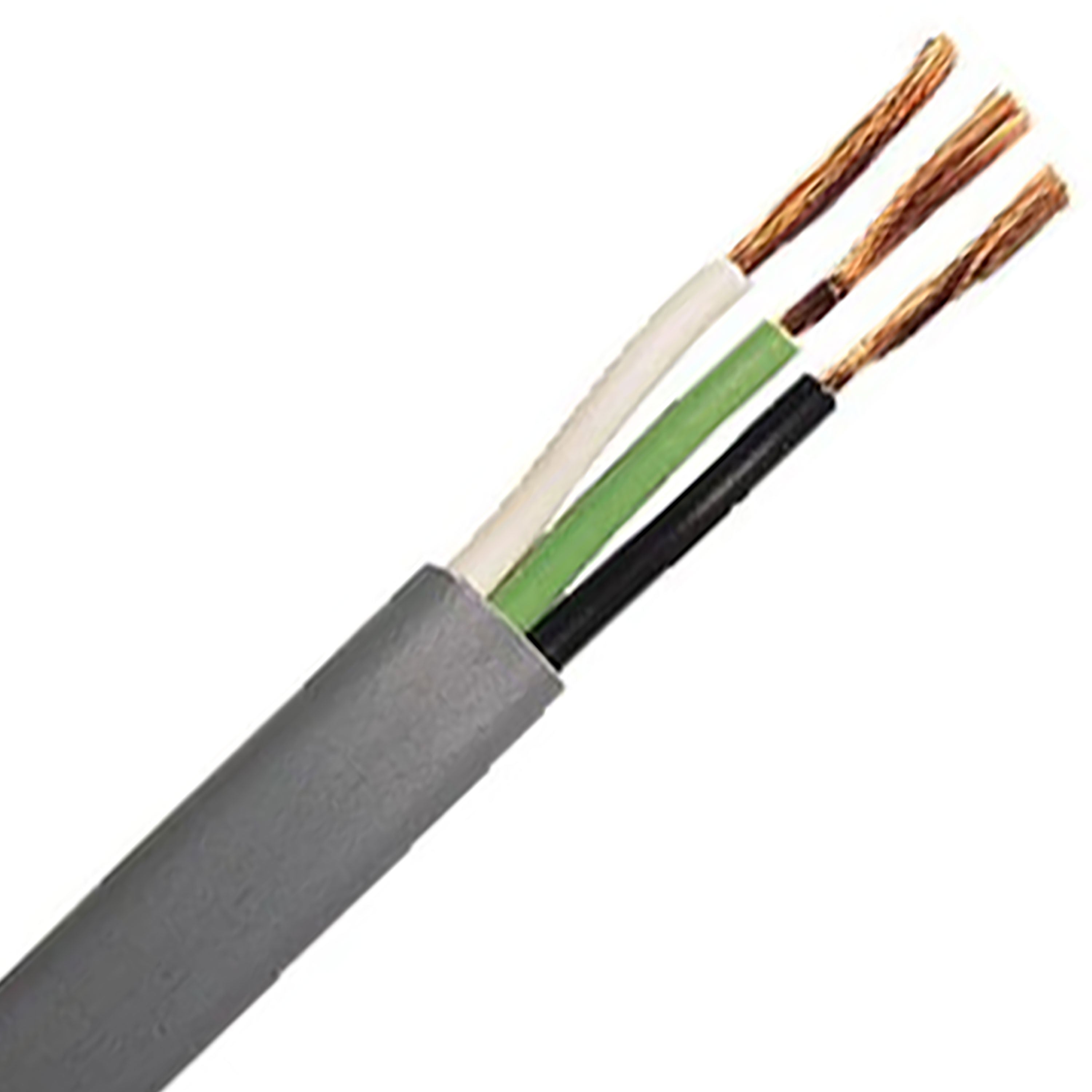 Triplex 16/3 Trailer Wire 100 FT - BK, GN & WH – Sherco-Auto.com