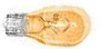 Amber Light Bulb - Mini 13.5V / .54A / T-5 Wedge Base - 10 per pack