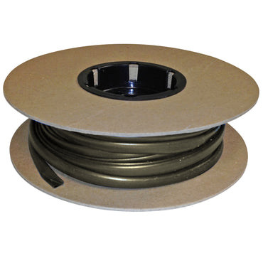 Flexible Thin Single Wall Non-Adhesive Heat Shrink Tubing 2:1 Black 1/8" ID - 100' Ft Spool