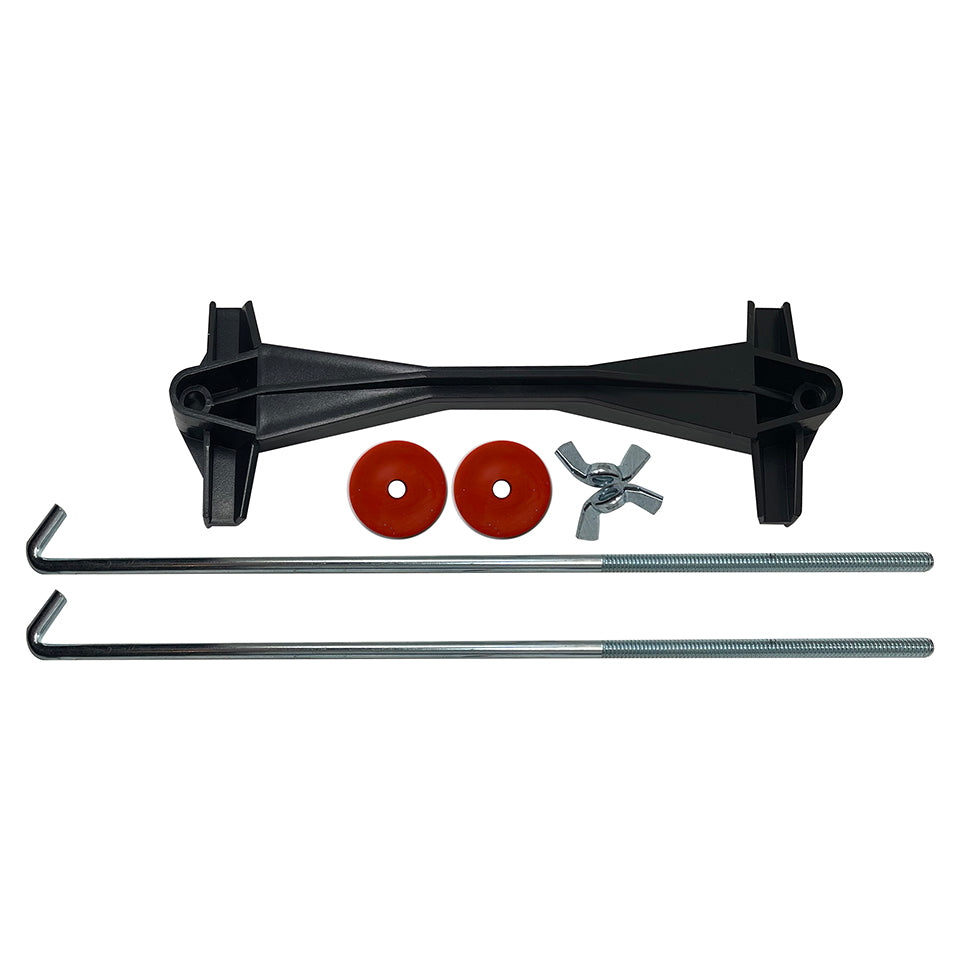 Universal 7" Battery Clamp with 12" Hold Down Bolts Kit
