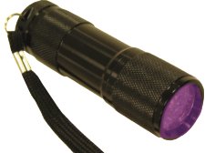 UV 9 LED Ultra Violet Inspection Light Flashlight Blacklight Lamp Torch