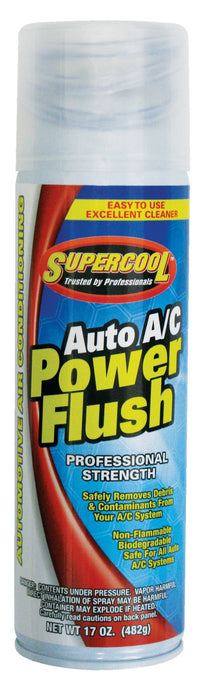 SuperCool Auto A/c Power Flush Aerosol with hose - Professional Strength - 17 oz.
