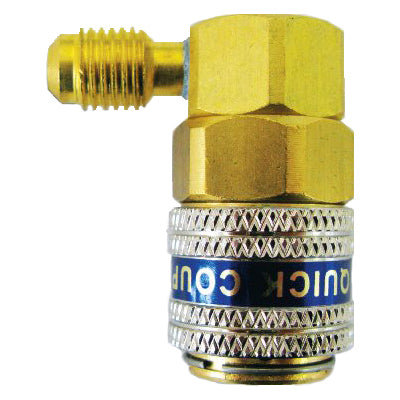 90° Low Side R-12 to R-134a Conversion Quick Coupler, each