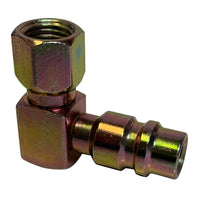 Package of (5) FJC #2632 A/C Low Side 90° Degree 1/4" R12 to R134a Retrofit Adapter Fitting
