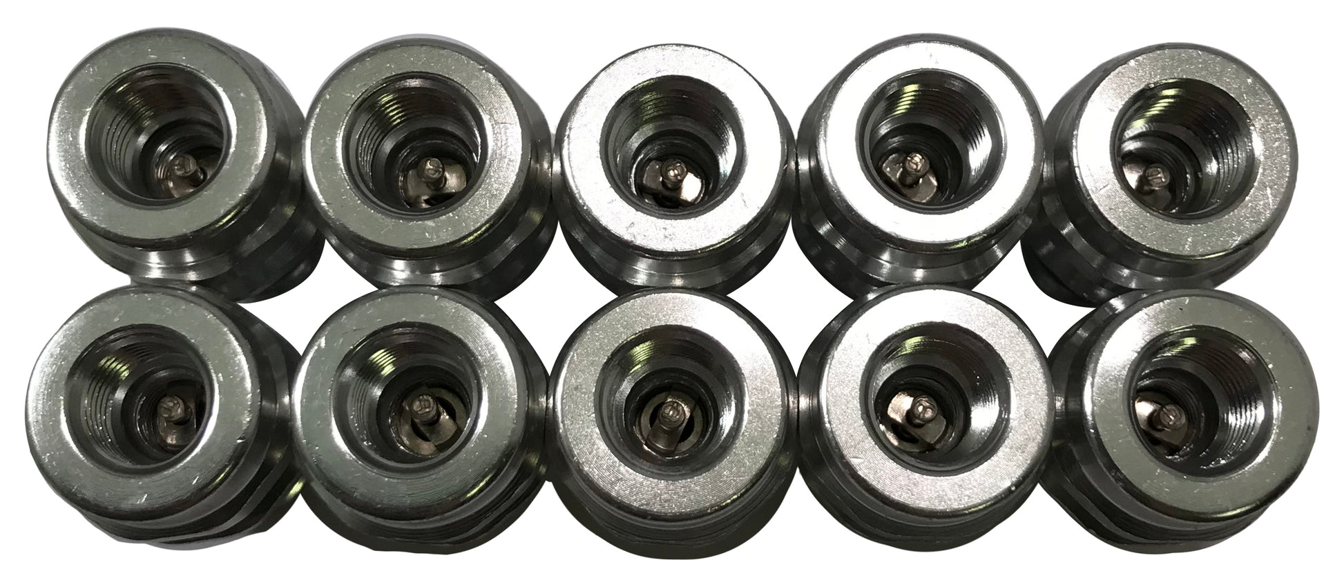 10 Pack OE Style High Side Port Adapter R-134a A/C Service Schrader Valve Primary Seal Fitting