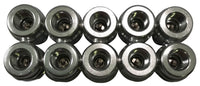 10 Pack OE Style High Side Port Adapter R-134a A/C Service Schrader Valve Primary Seal Fitting