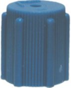 Blue A/C R-134a Low Side Service Port Cap - M8 x 1.0 MM - 10 Pack