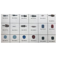 Universal 76 A/C Valve Core & Cap Assortment Air Conditioning Kit