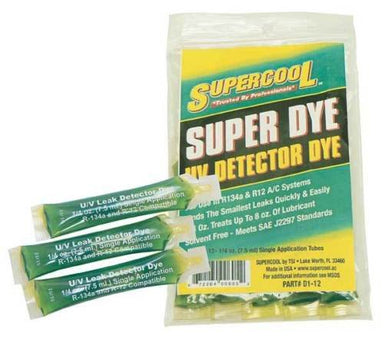 SUPERCOOL Super Dye D1-12 A/C UV Leak Detection Dye - .25 Oz