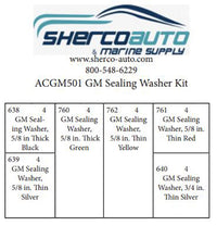 24 Piece A/C GM Sealing Washer Assortment Kit