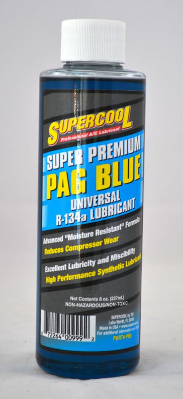 PAG Blue Universal Synthetic R134a Lubricant - 8 oz.
