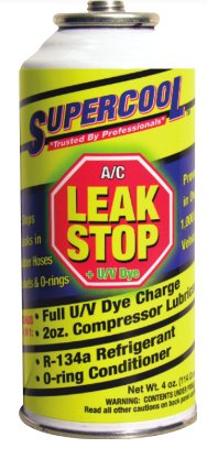 SuperCool Seal Leak Stop with UV Leak Detection Dye 4 oz.
