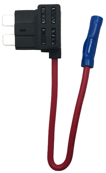 ATC / ATO 16 AWG Gauge Mini Blade Fuse Tap in Add A Circuit Adapter Wire - 10 Amp Rated