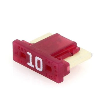 ATM-LP / ATM / APM / MIN Low Profile Mini Blade Fuse - 10 Amp - 25 Pack