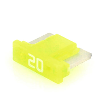 Low Profile Mini Fuses - USA - 20 amp - 25 Pack