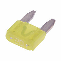 20a ATM (Mini) Blade Fuses made in USA, 5 per Pack
