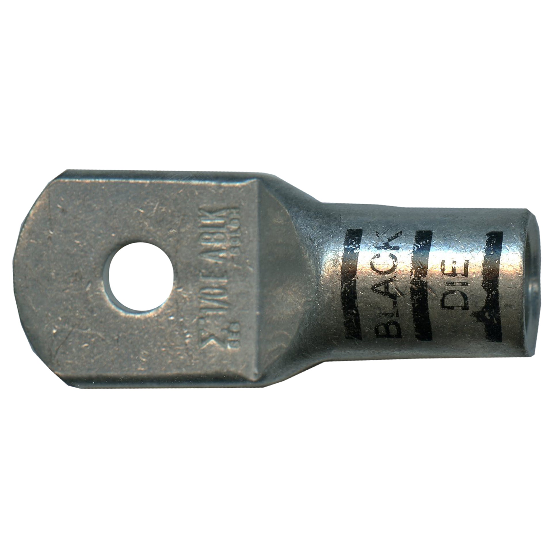 Mega HD Copper Lug - Plated 1/0 AWG 1/4" Stud Black - 5 Pack