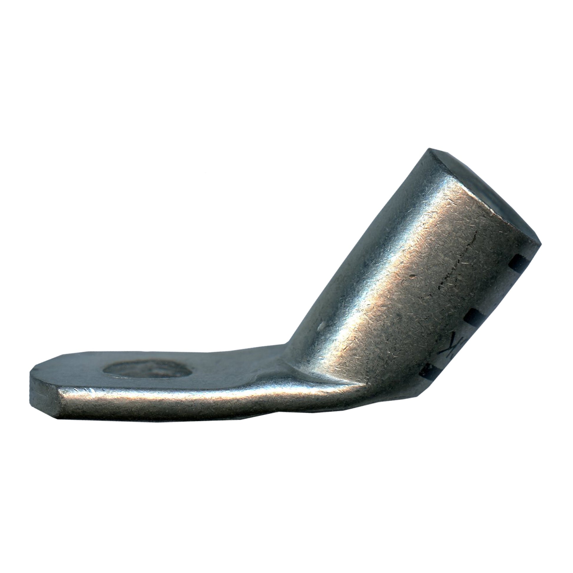 Mega HD Copper Lug - Plated 45-Deg 1/0 AWG 3/8" Stud Black - 5 Pack
