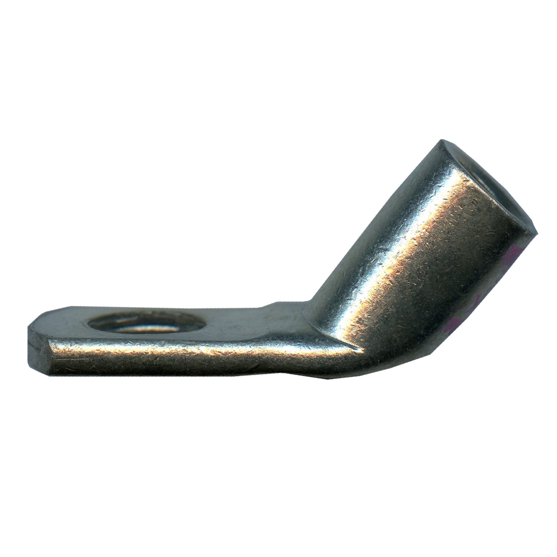 Mega HD Copper Lug - Plated 45-Deg 2-1 AWG 1/2" Stud Pink - 5 Pack