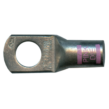 Mega HD Copper Lug - Plated 2-1 AWG 1/2" Stud Pink - 5 Pack